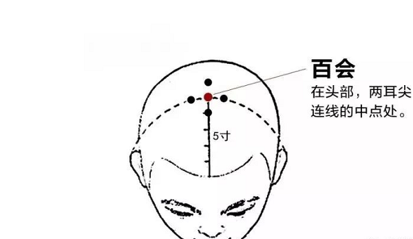 头部按摩位置标准图图片